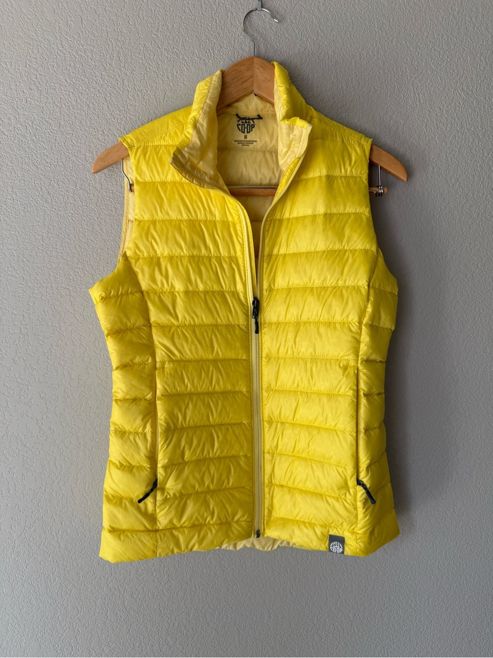 Life Is Good Women's Bright Yellow Quilted Packable Down Vest from REI
